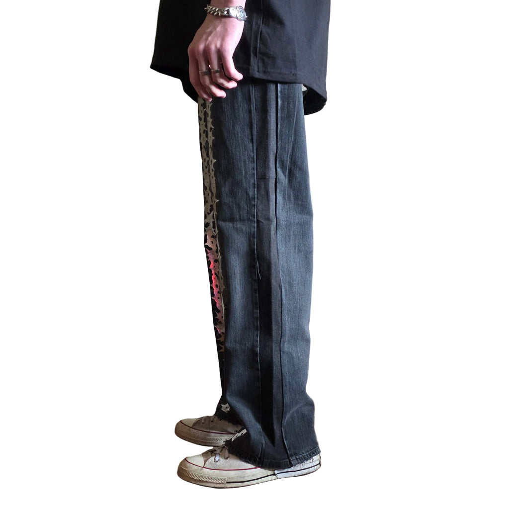1/1 Chrome Chain Jeans