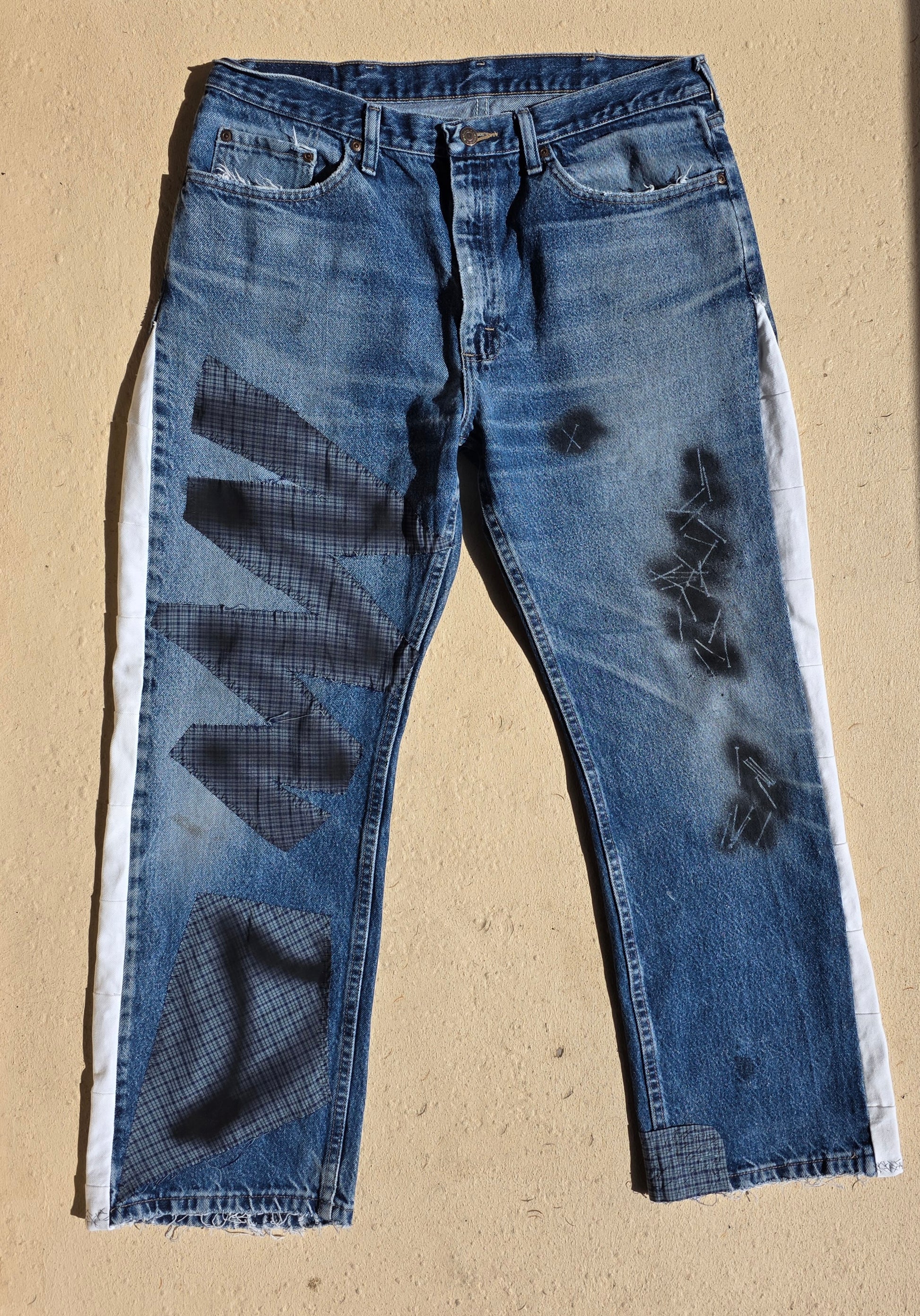 Nail(ed) 1/1 Upcycled Jeans