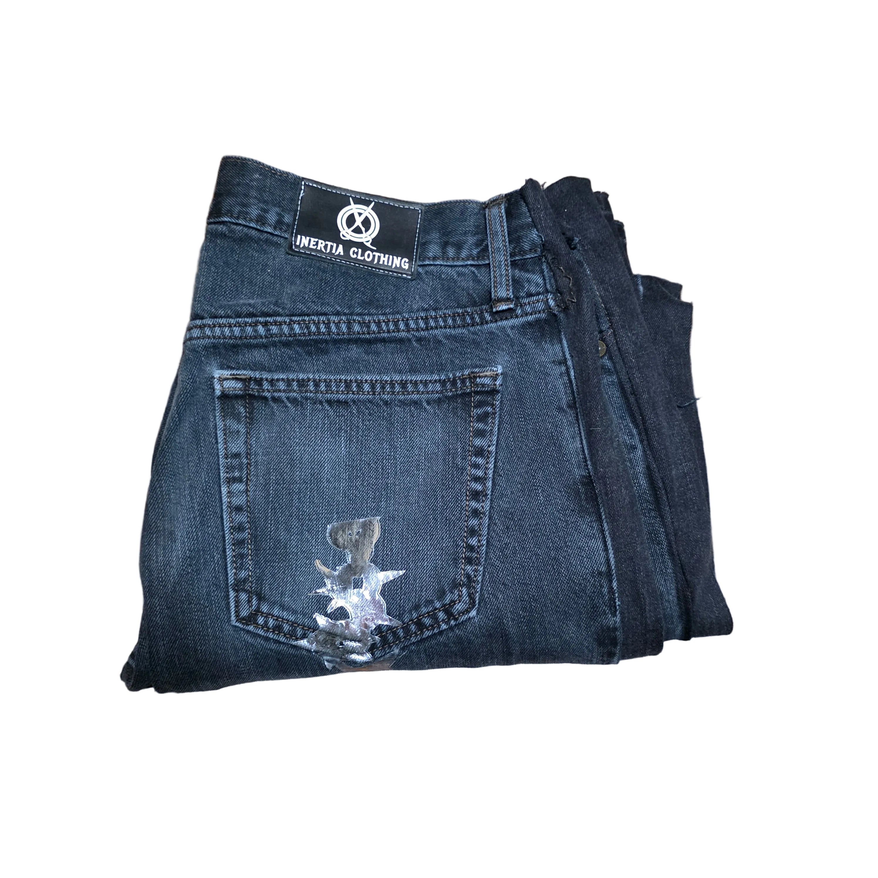 1/1 Chrome Chain Jeans