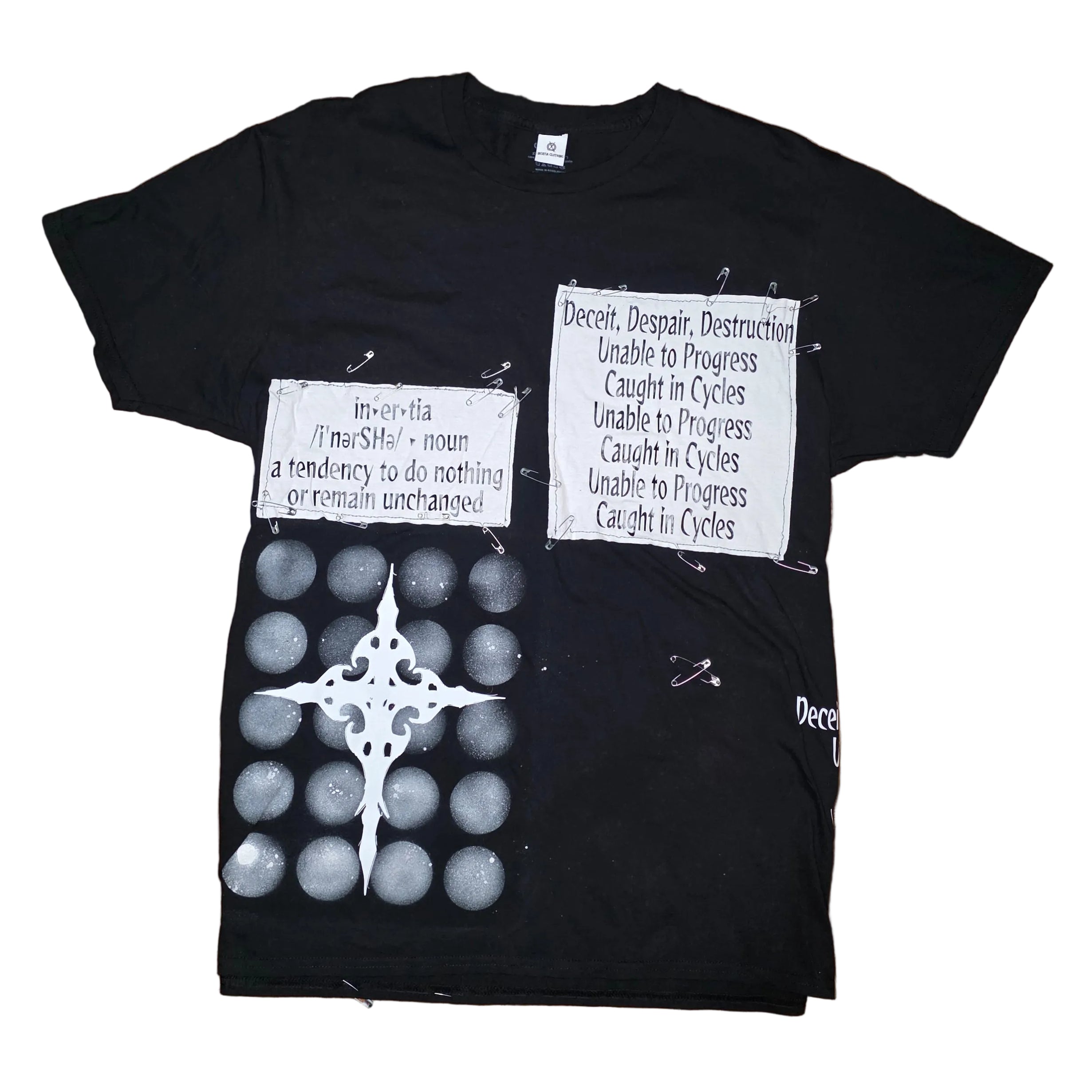 1/1 Inertia Clothing Tee Black