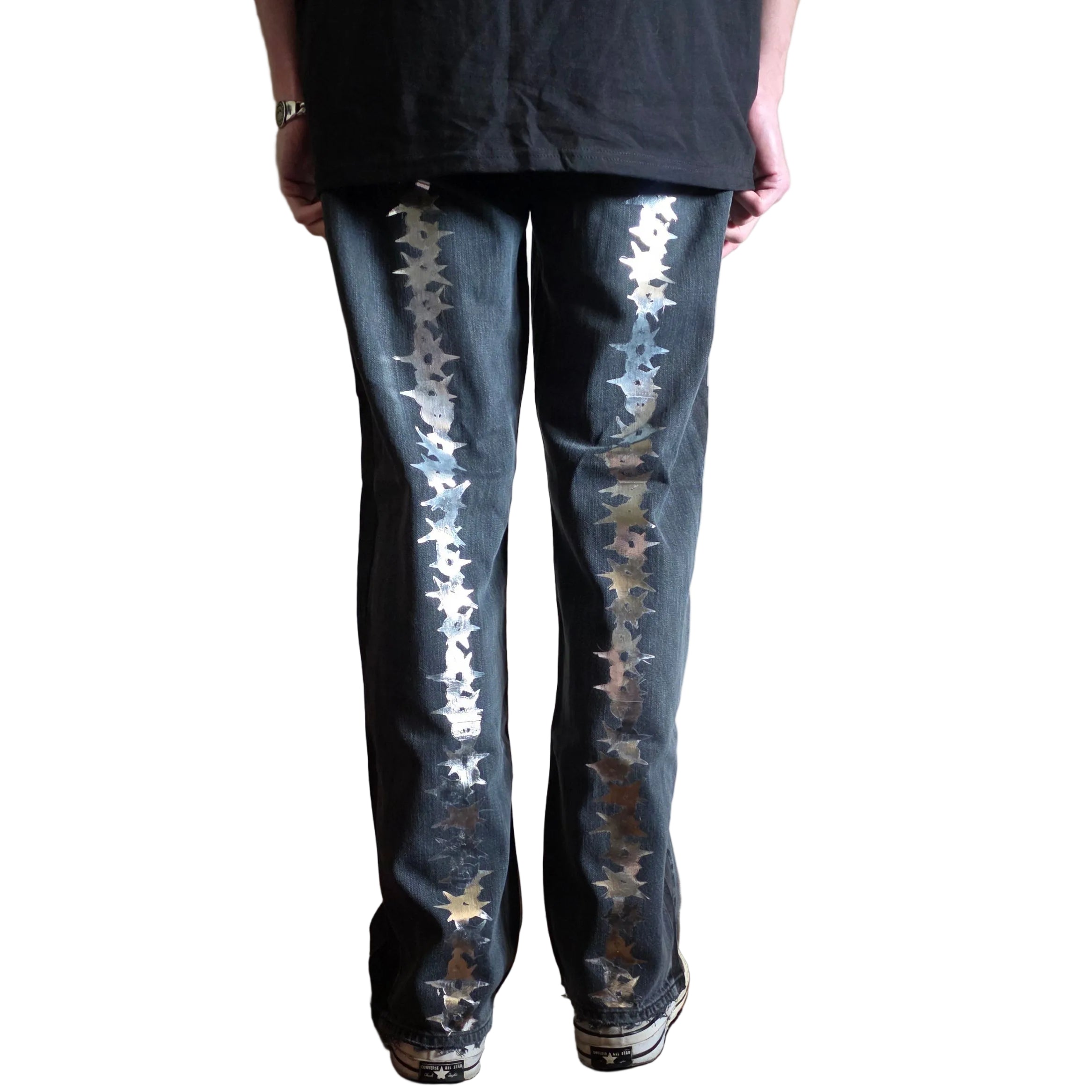 1/1 Chrome Chain Jeans