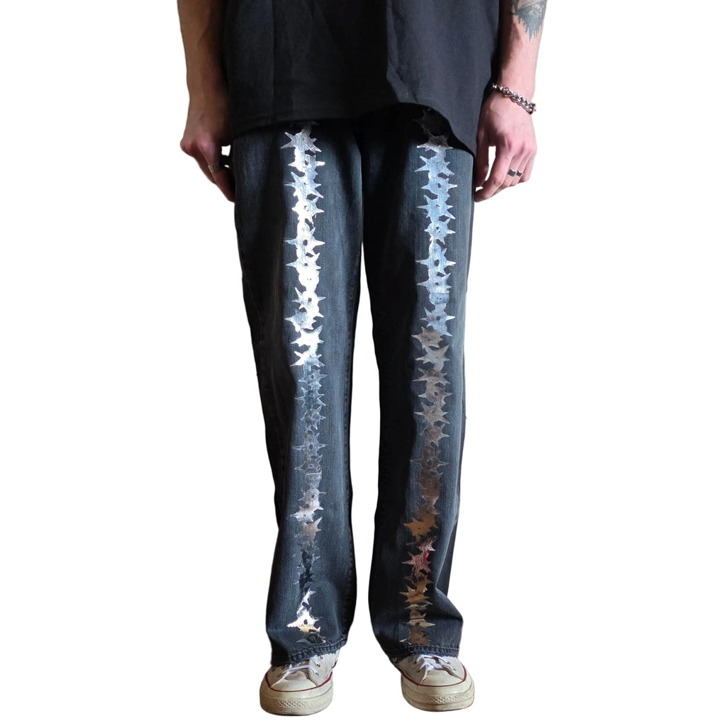 1/1 Chrome Chain Jeans