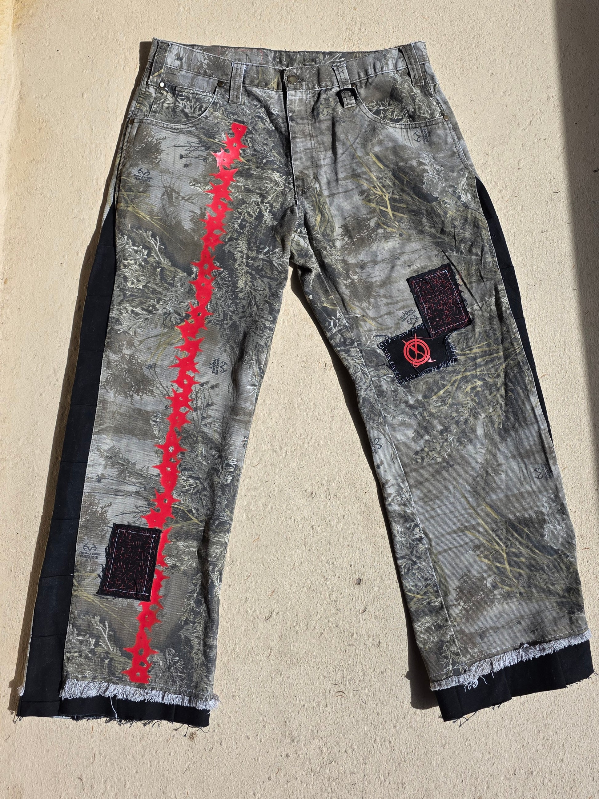 Chained D(own) 1/1 Upcycled Pants