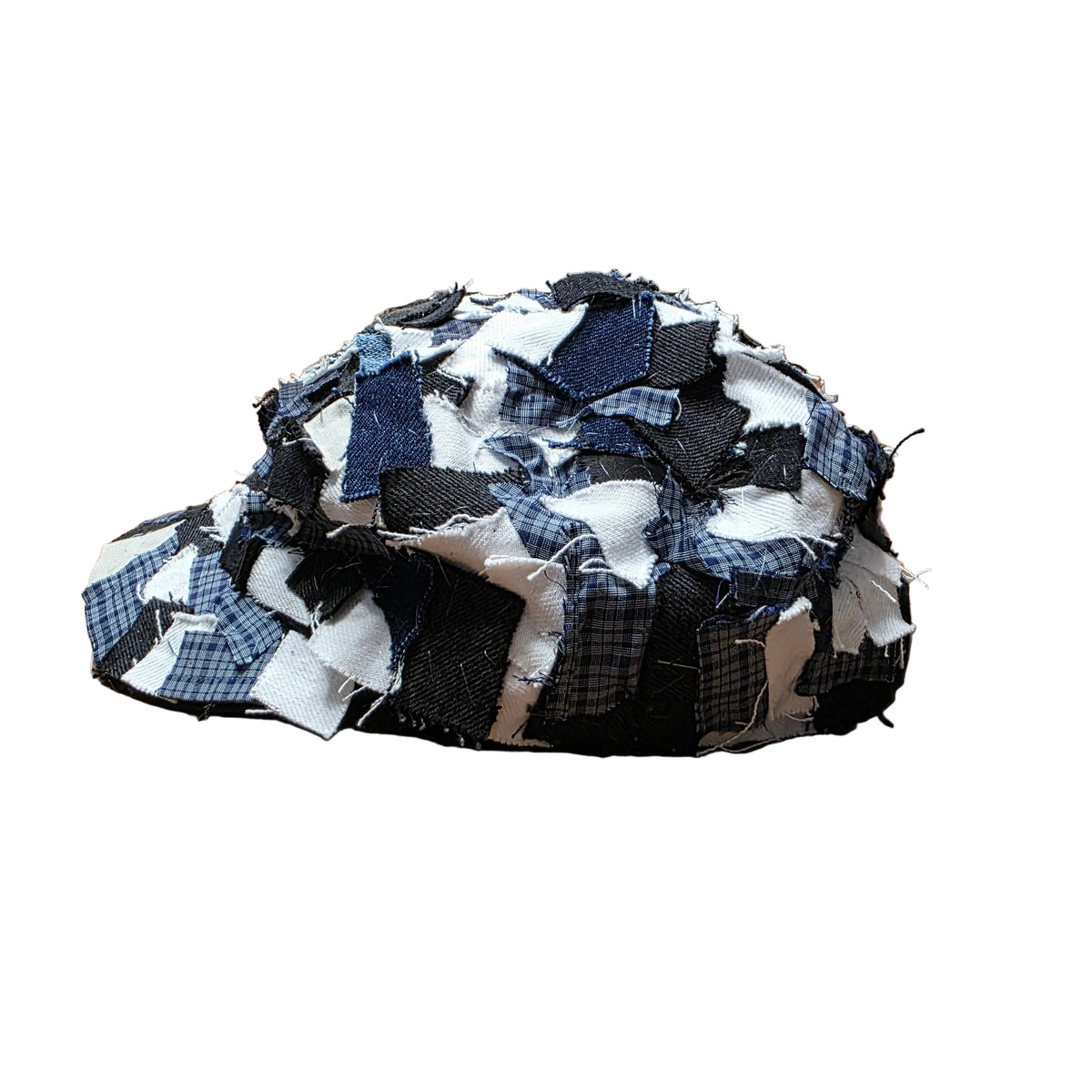 1/1 Shredded Plaid Hat