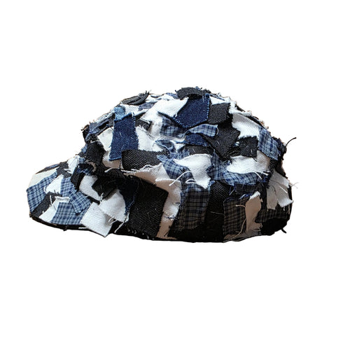 1/1 Shredded Plaid Hat